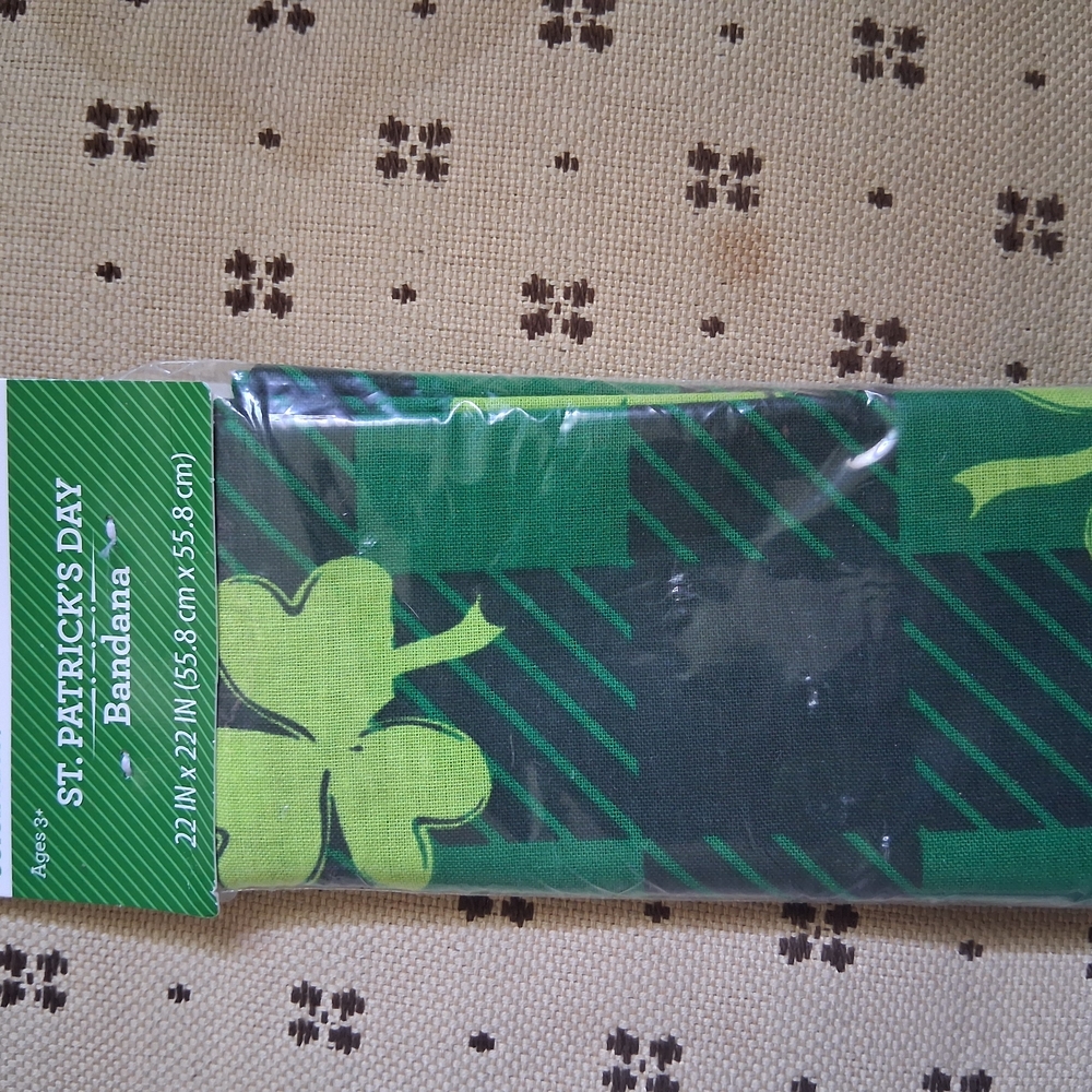 St. Patrick's Day Green Bandana